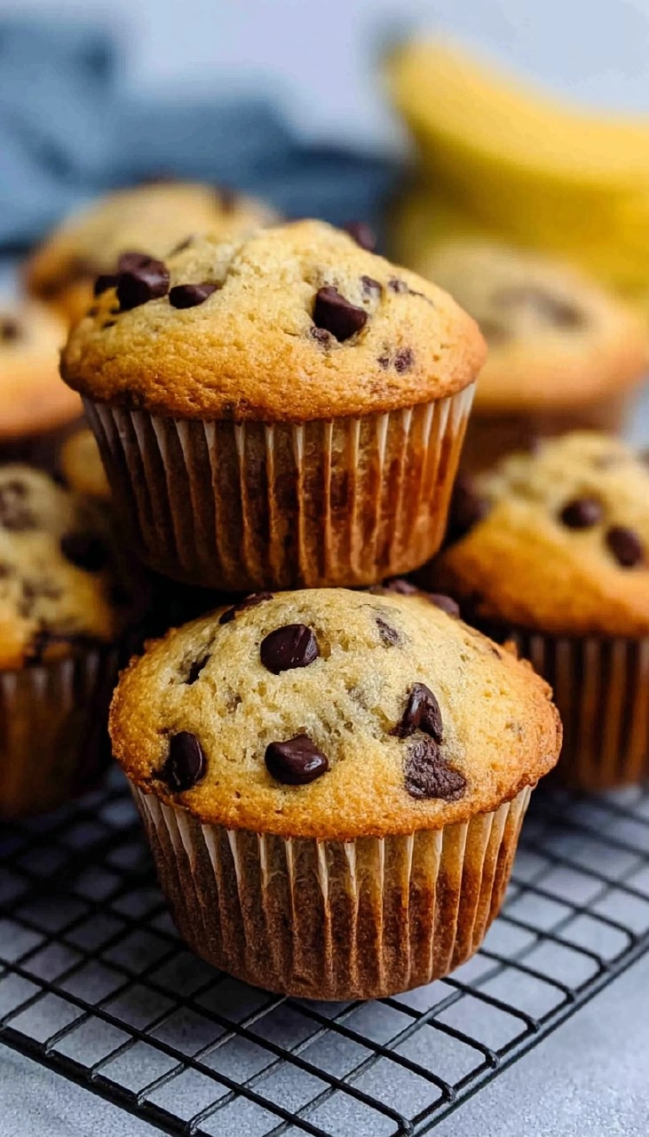 Banana Chocolate Chip Muffins