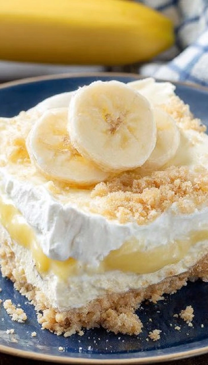 Banana Pudding Pie (No Bake)