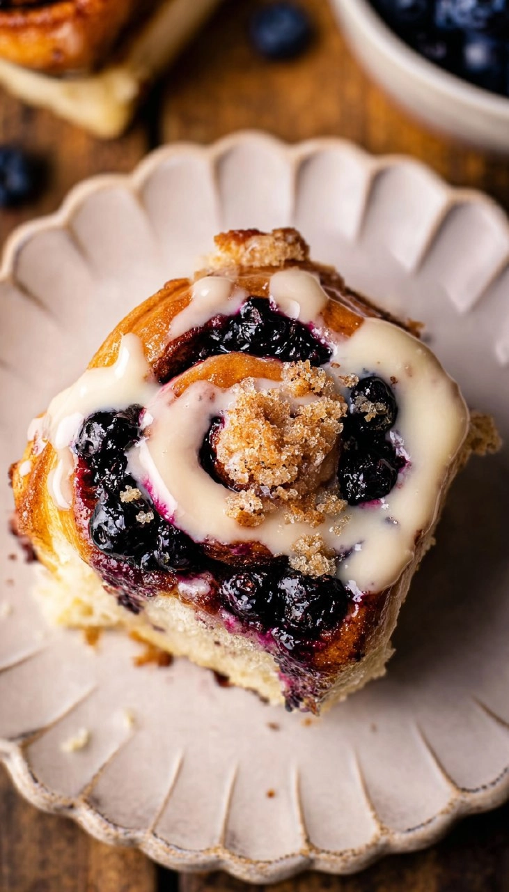 Blueberry Muffin Cinnamon Rolls