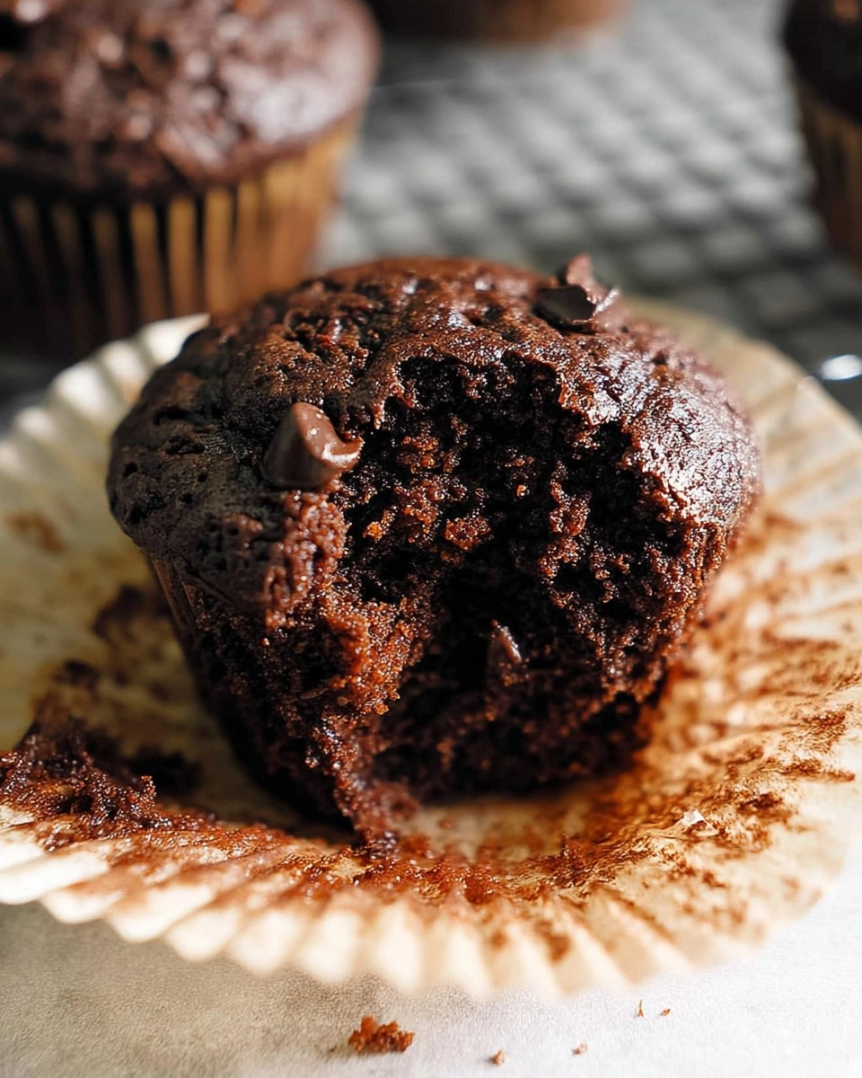 Chocolate Zucchini Muffins