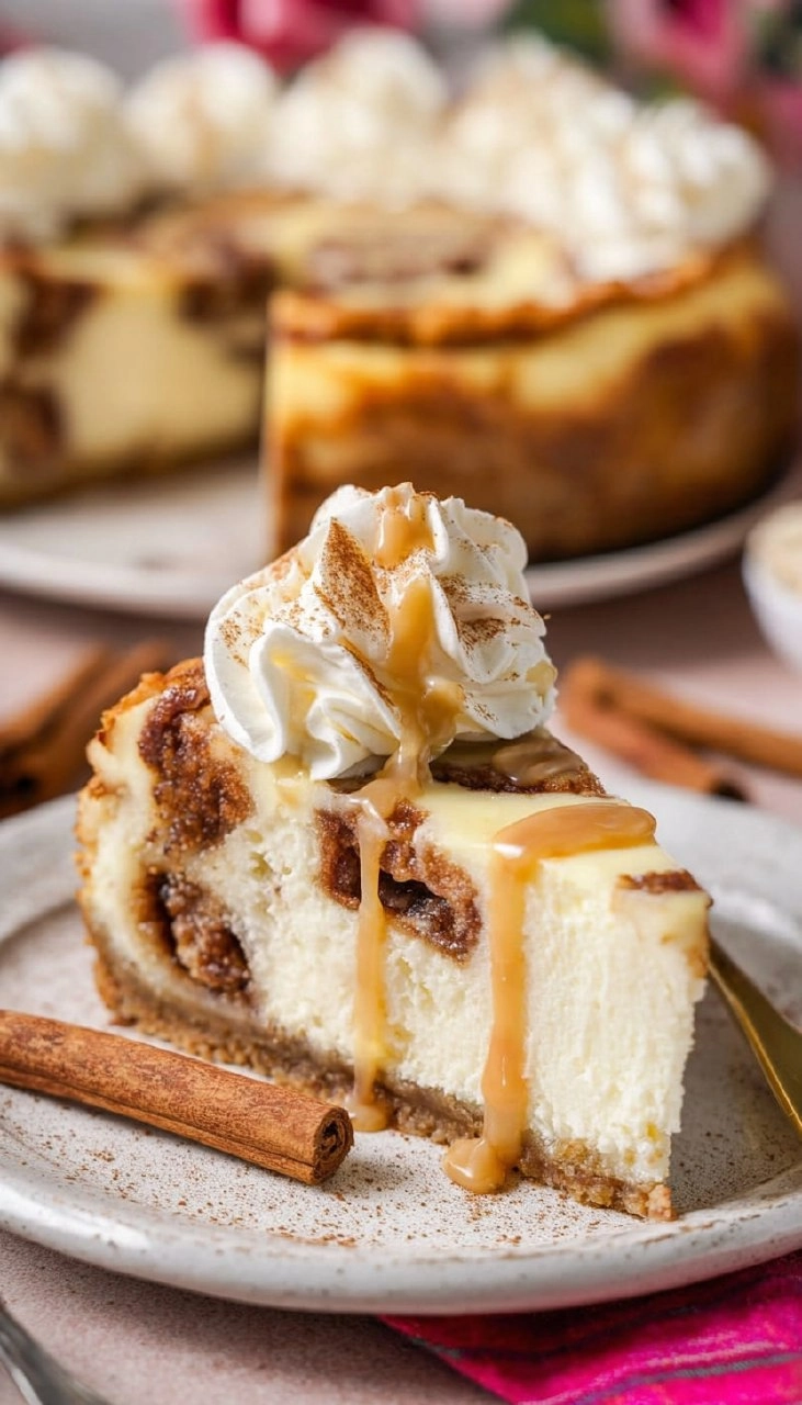 Cinnamon Roll Cheesecake