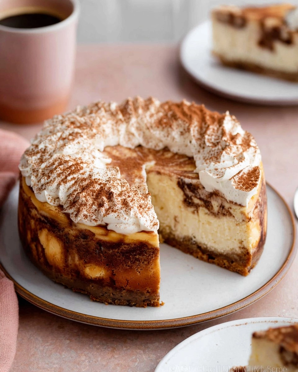 Cinnamon Swirl Cheesecake