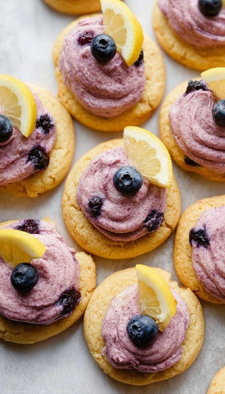 Lemon Blueberry Cookies