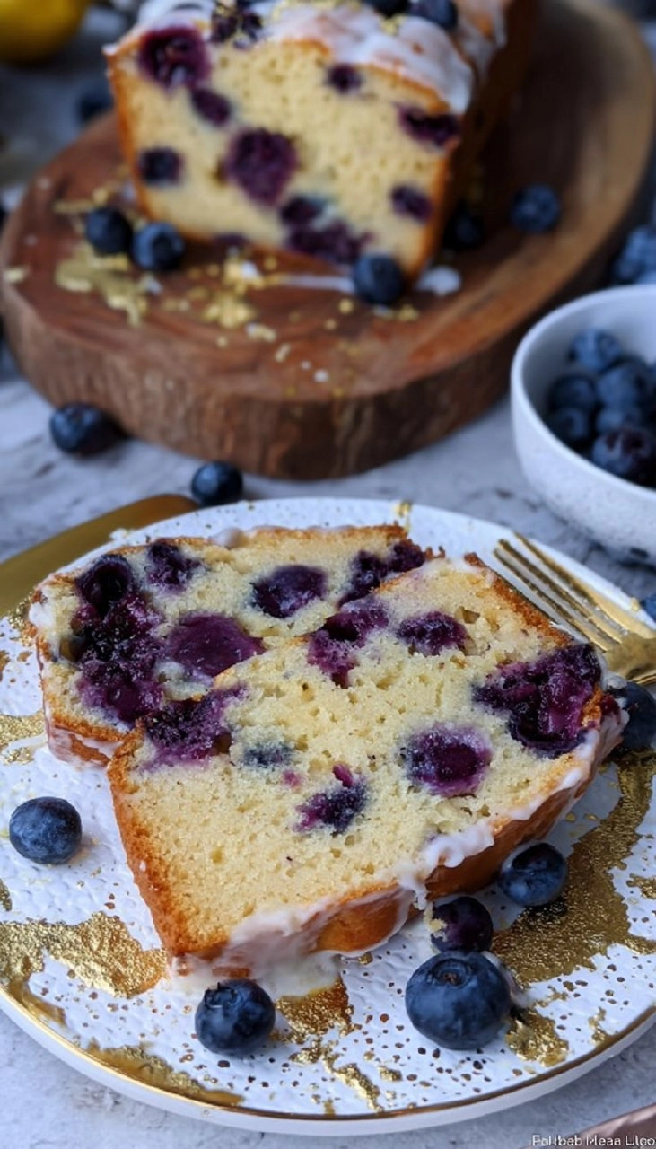 Lemon Blueberry Loaf Cake 100 Lemon Blueberry Loaf Cake