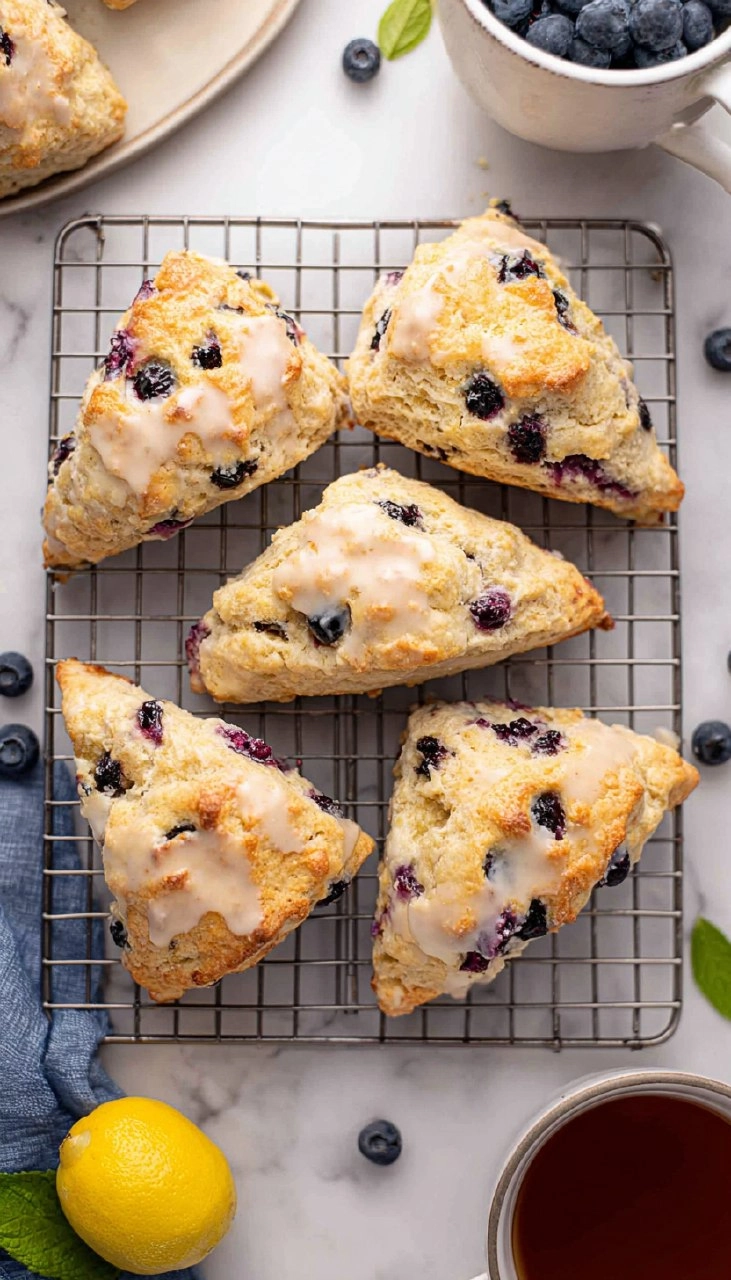 Lemon Blueberry Scones