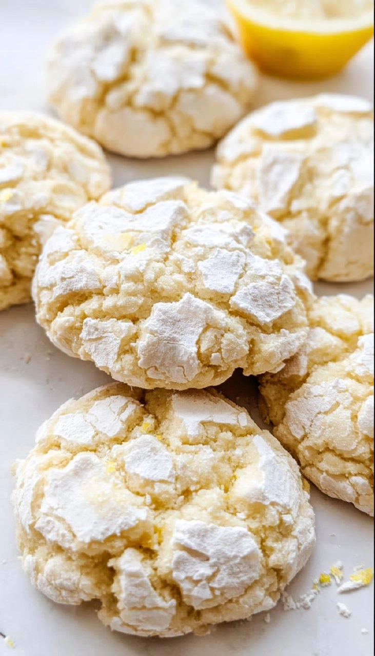 Lemon Crinkle Cookies