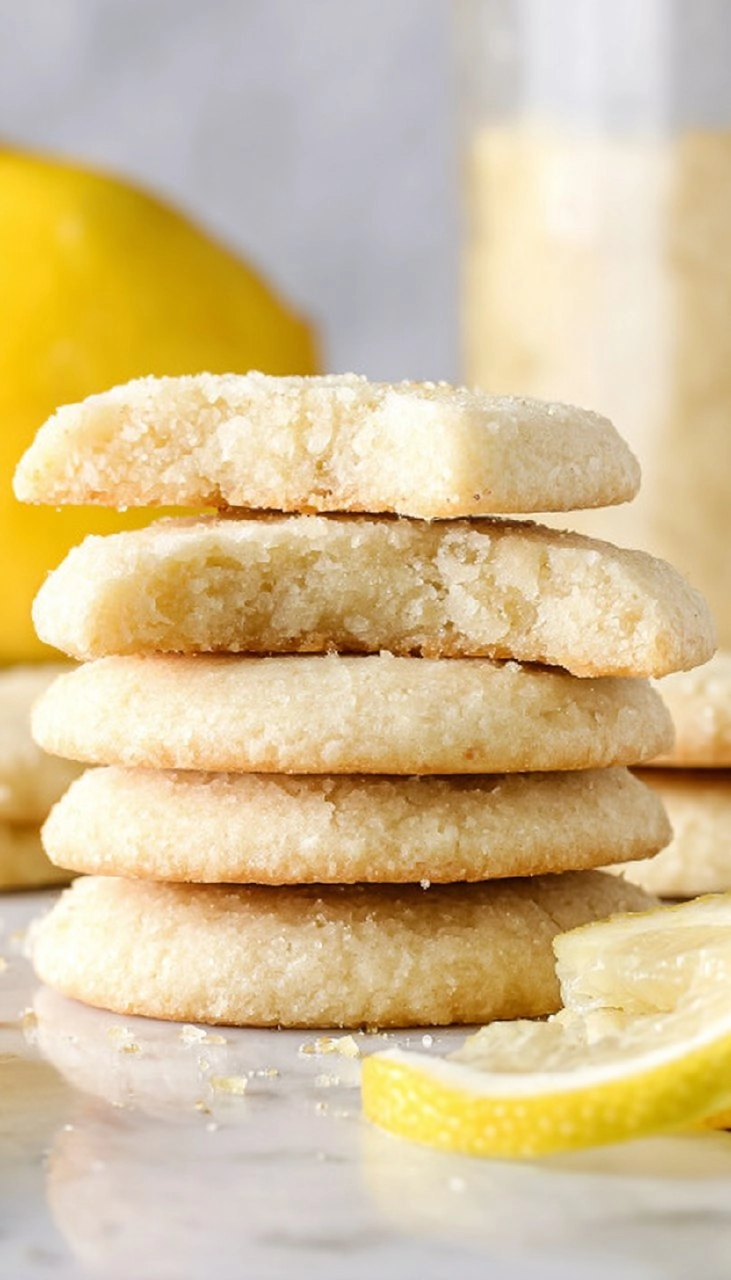 Lemon Shortbread Cookies