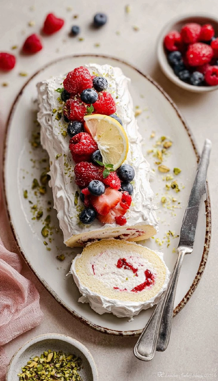 Meringue Roulade 160 Meringue Roulade