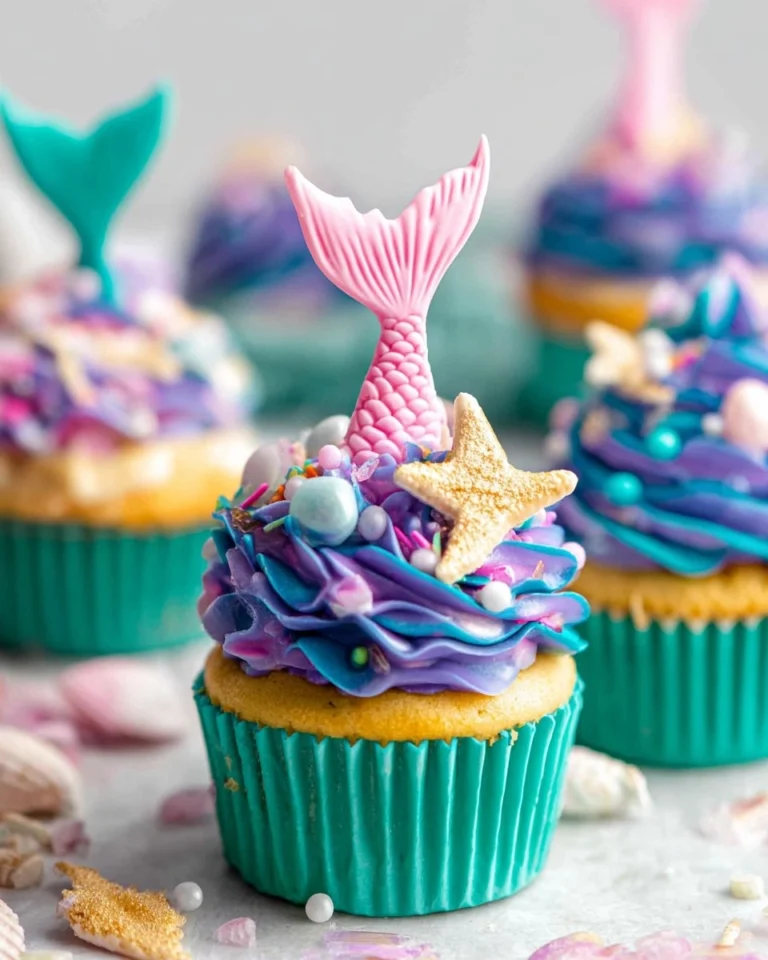 Mermaid-Cupcakes-Recipe