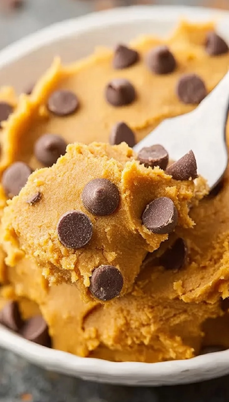 Pumpkin Pie Edible Cookie Dough