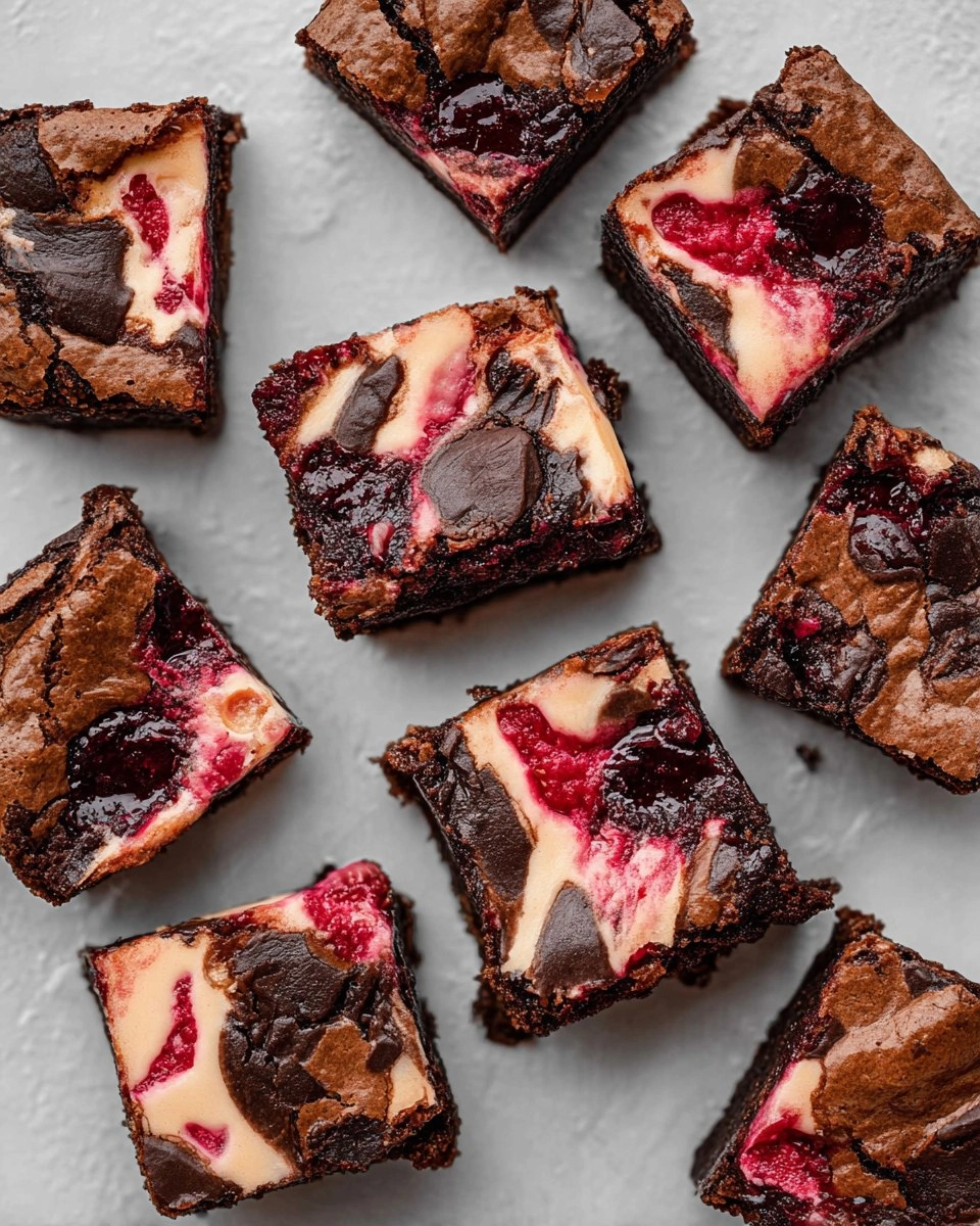 Raspberry Cheesecake Brownies 134 Raspberry Cheesecake Brownies