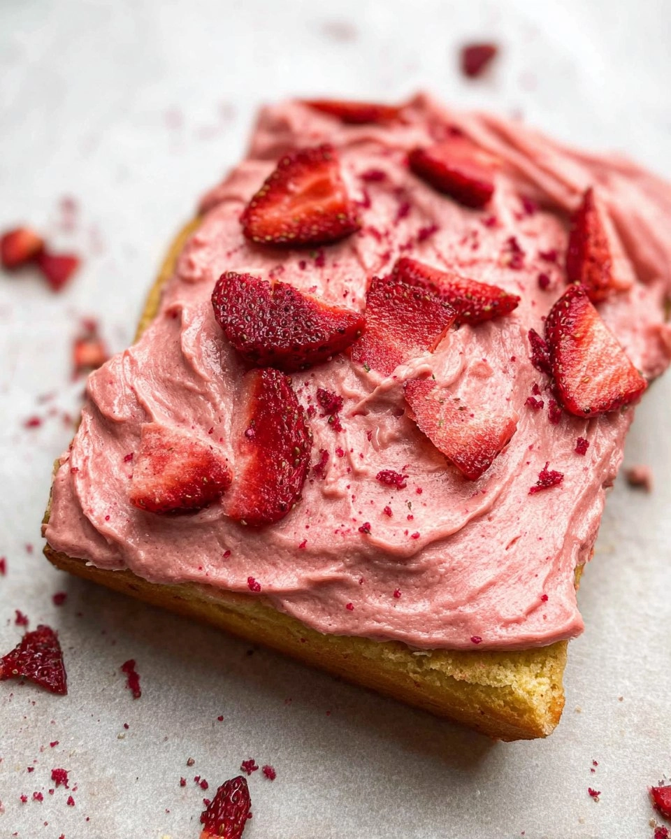 Strawberry Snack Cake