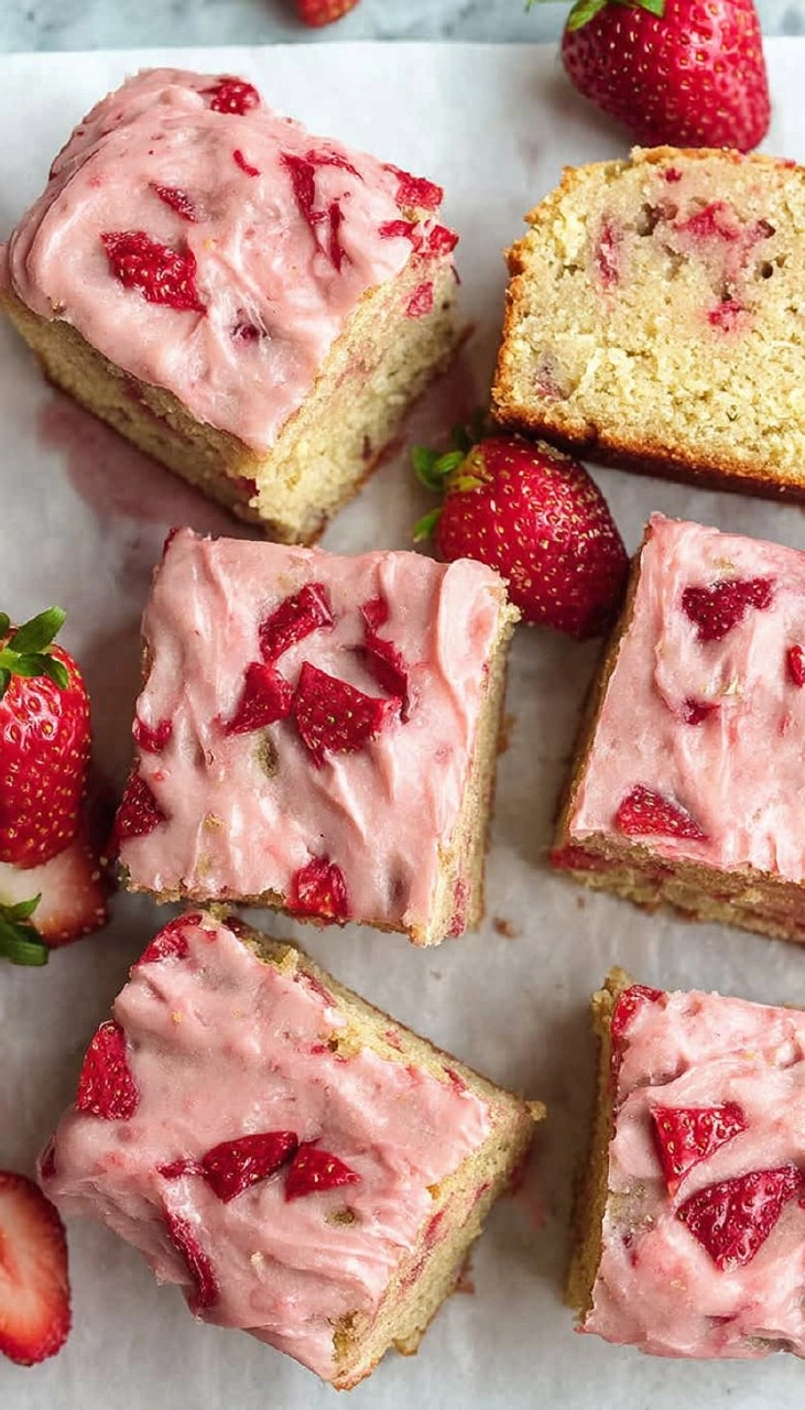 Strawberry Snack Cake