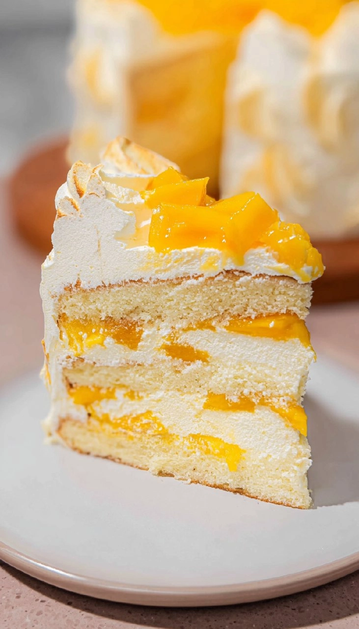 The SOFTEST Mango Cake