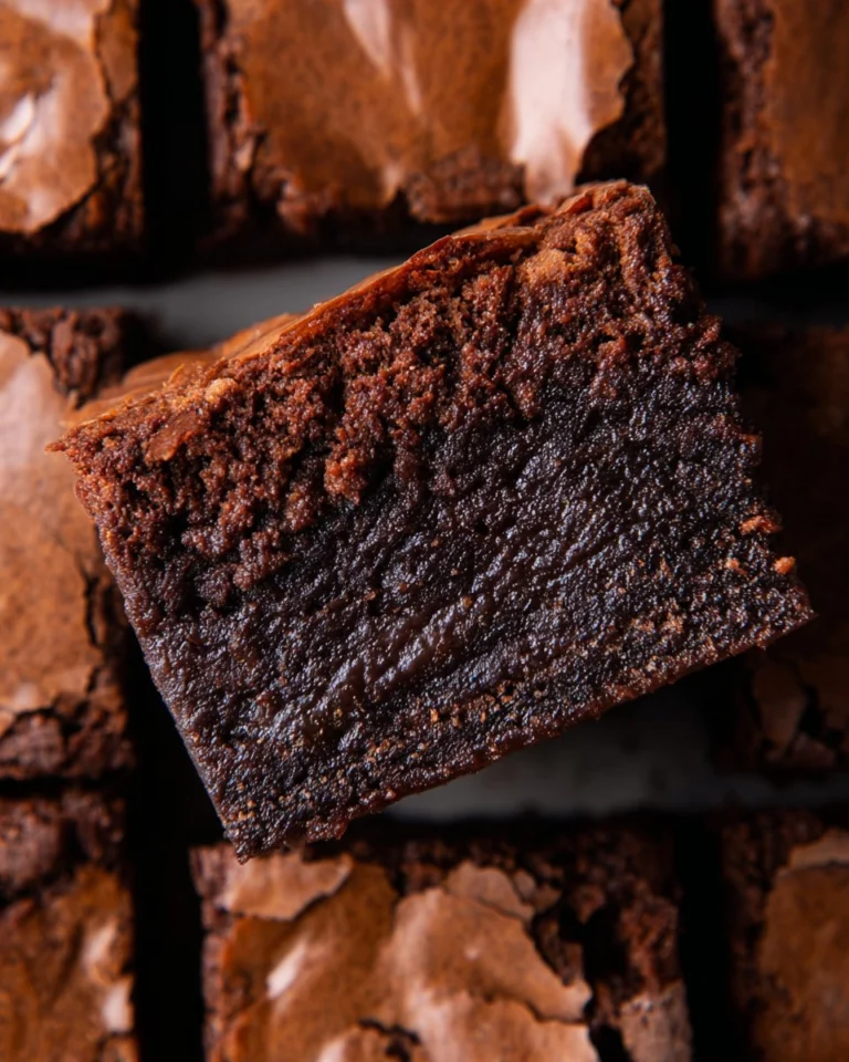 Thick-Fudgy-Brownies-with-a-Shiny-Crackly-Top-Recipe