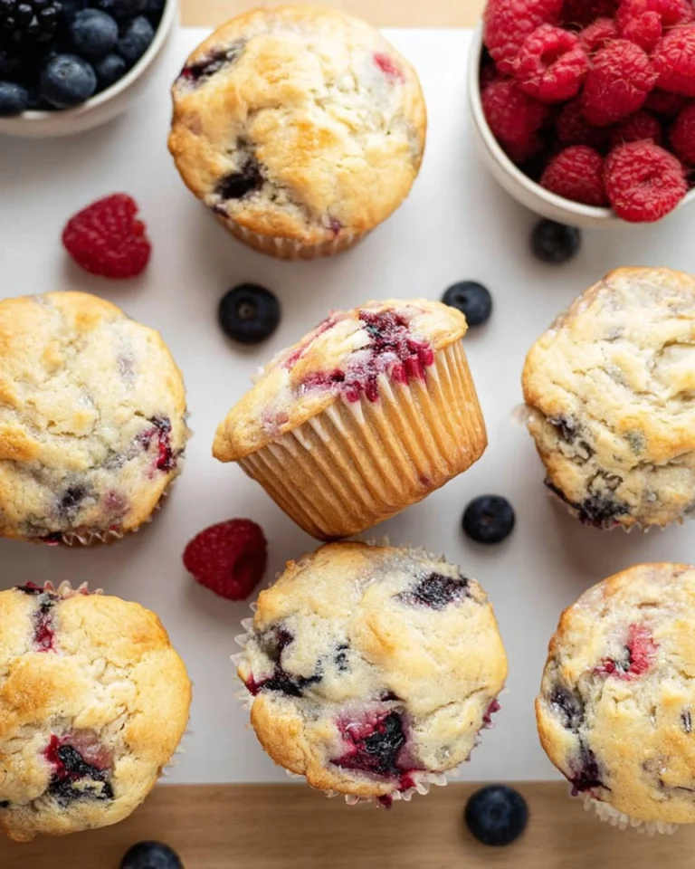 Triple-Berry-Muffins-Recipe