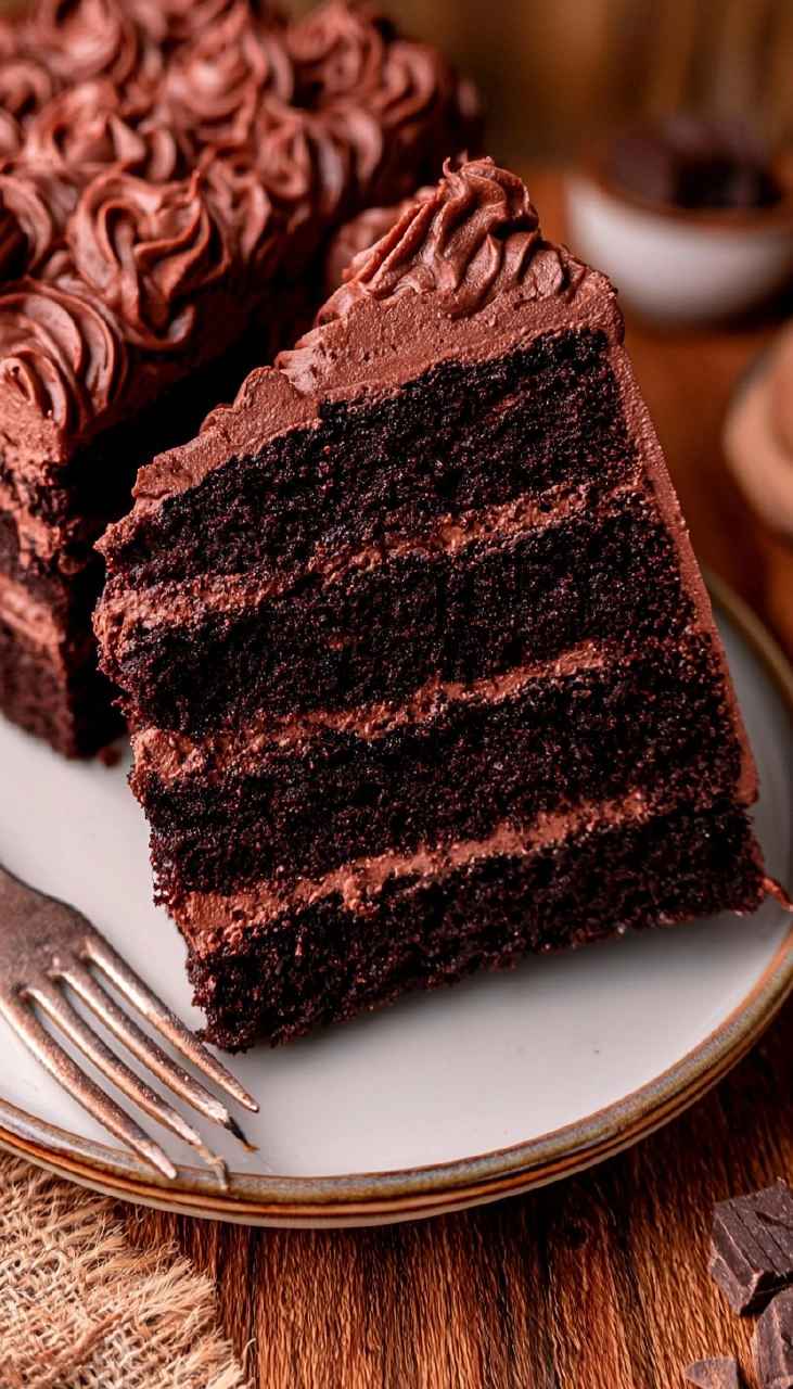 6 Layer Chocolate Fudge Cake