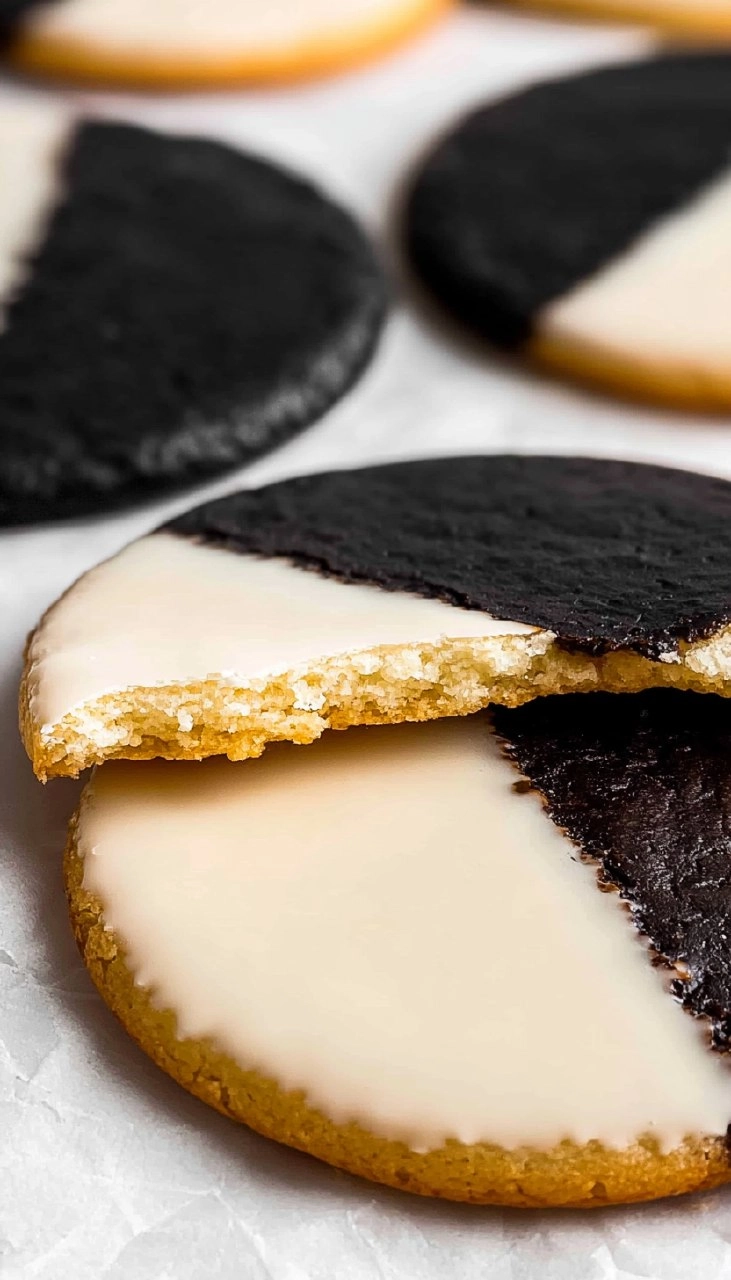 Authentic Black and White Cookies