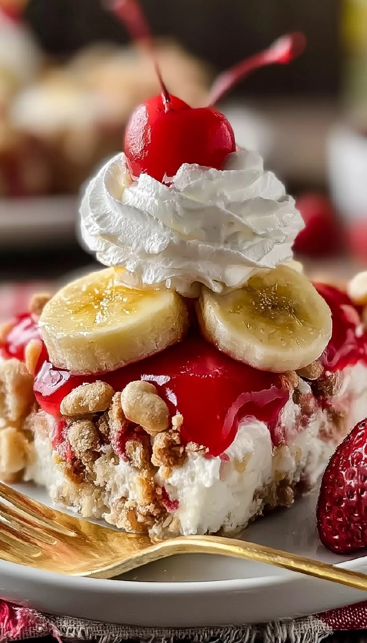 Banana Split Dump Cake