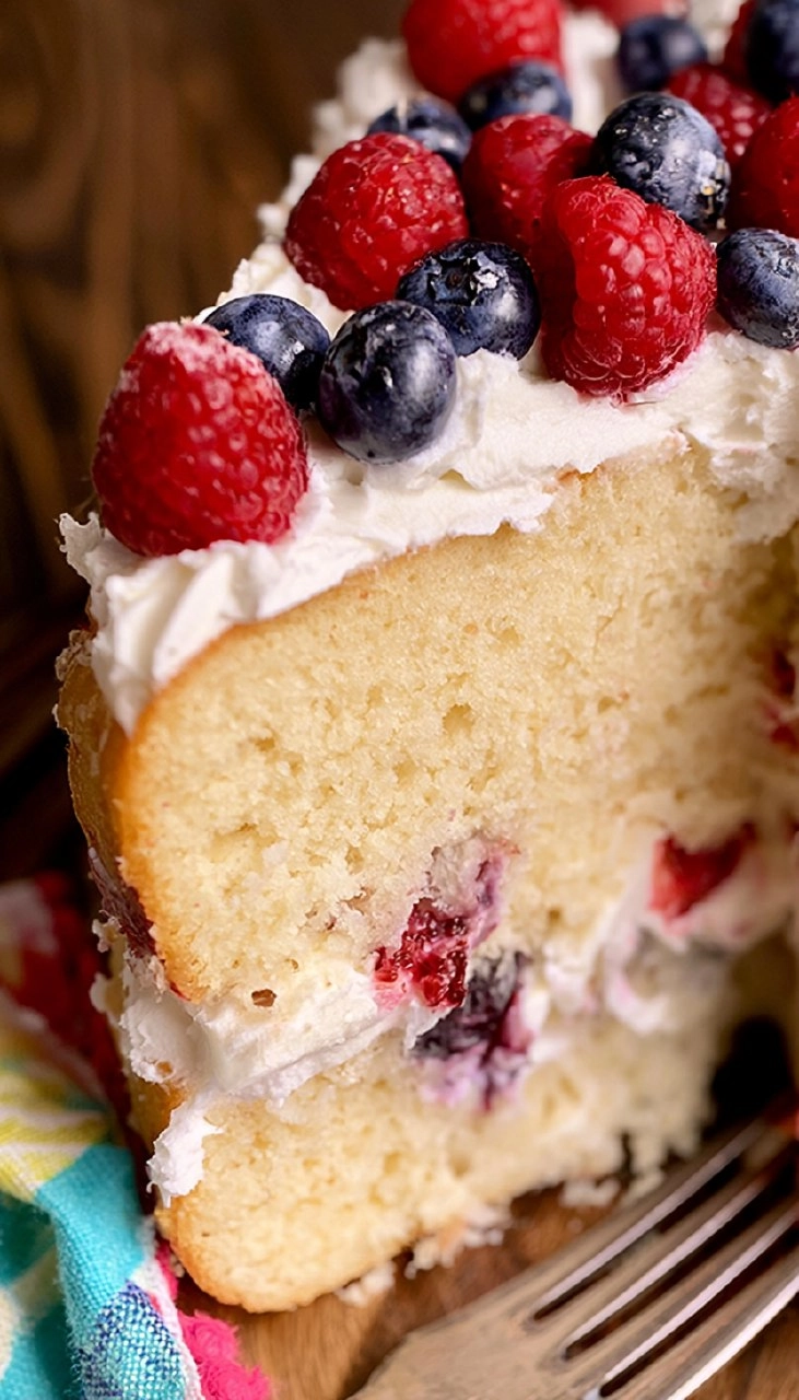 Berries and Cream Cake