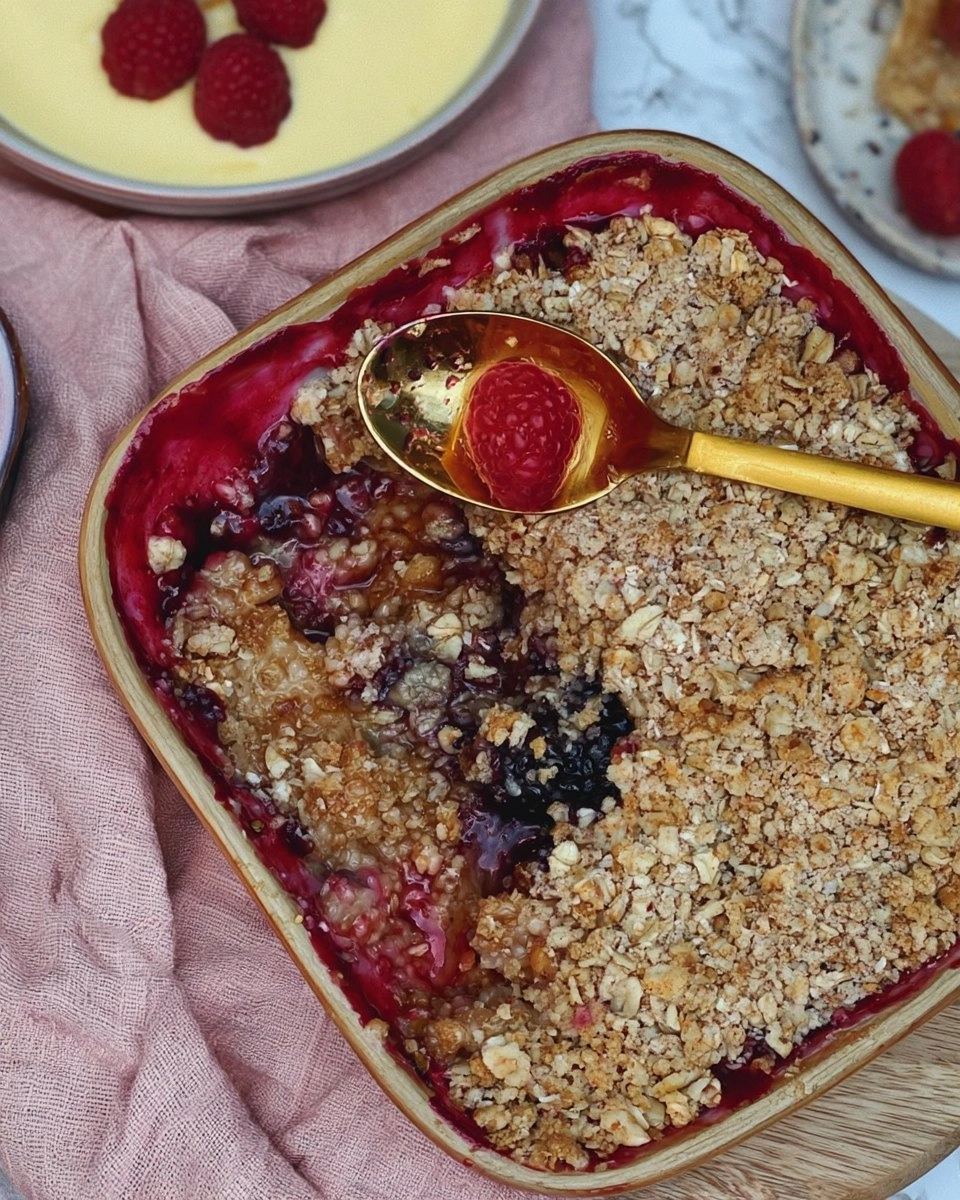 Berry-crumble-and-homemade-custard-Recipe