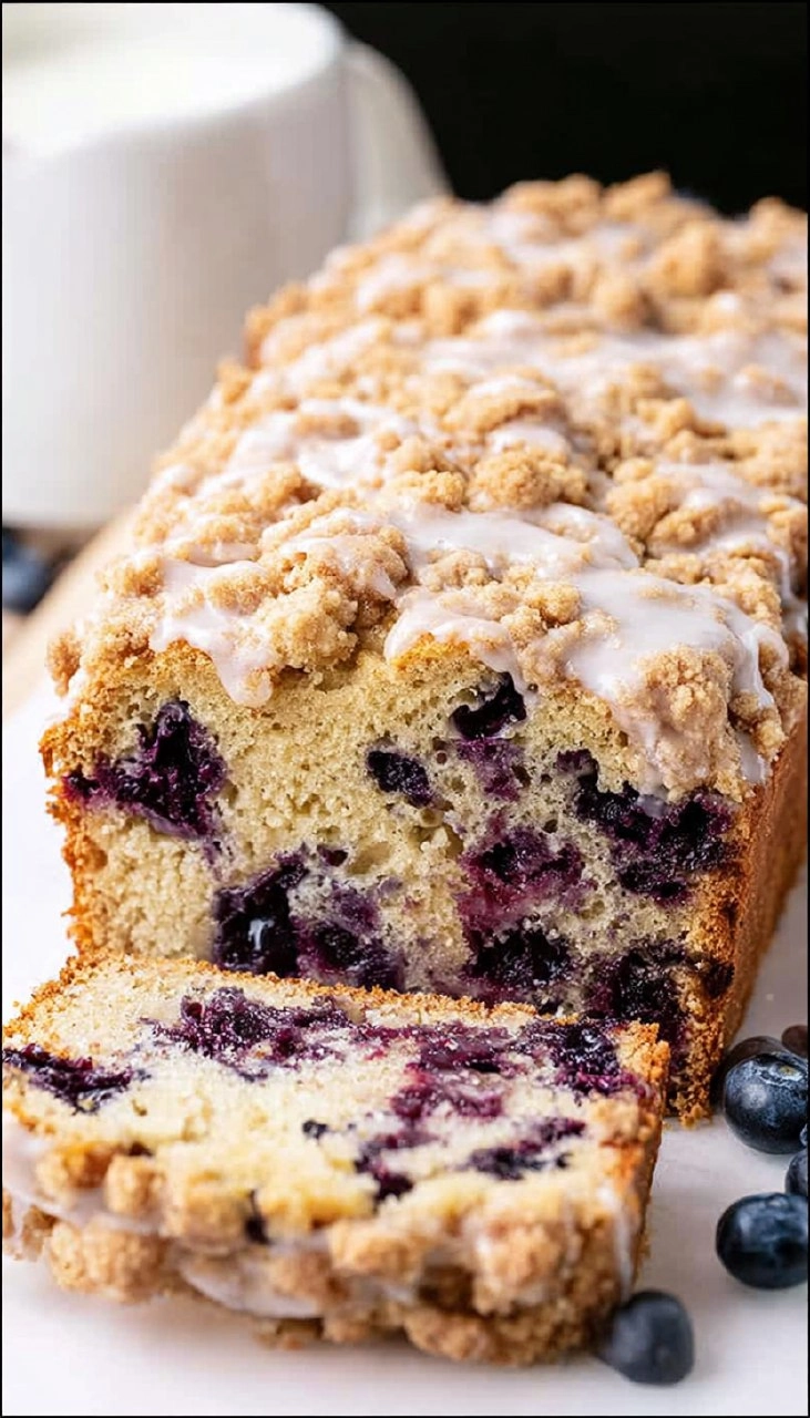 Blueberry Crumble Bread