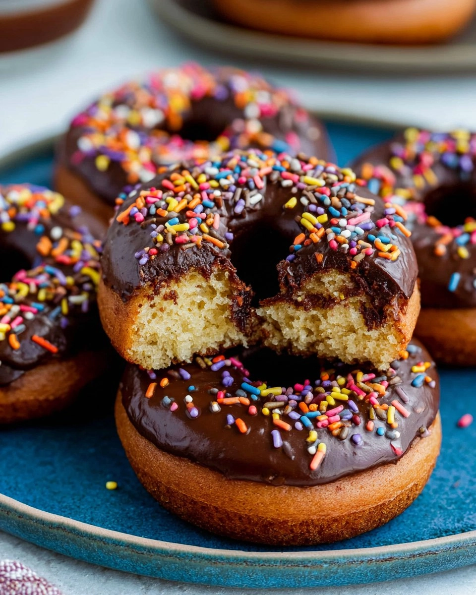 Chocolate-Frosted-Baked-Donuts-Recipe