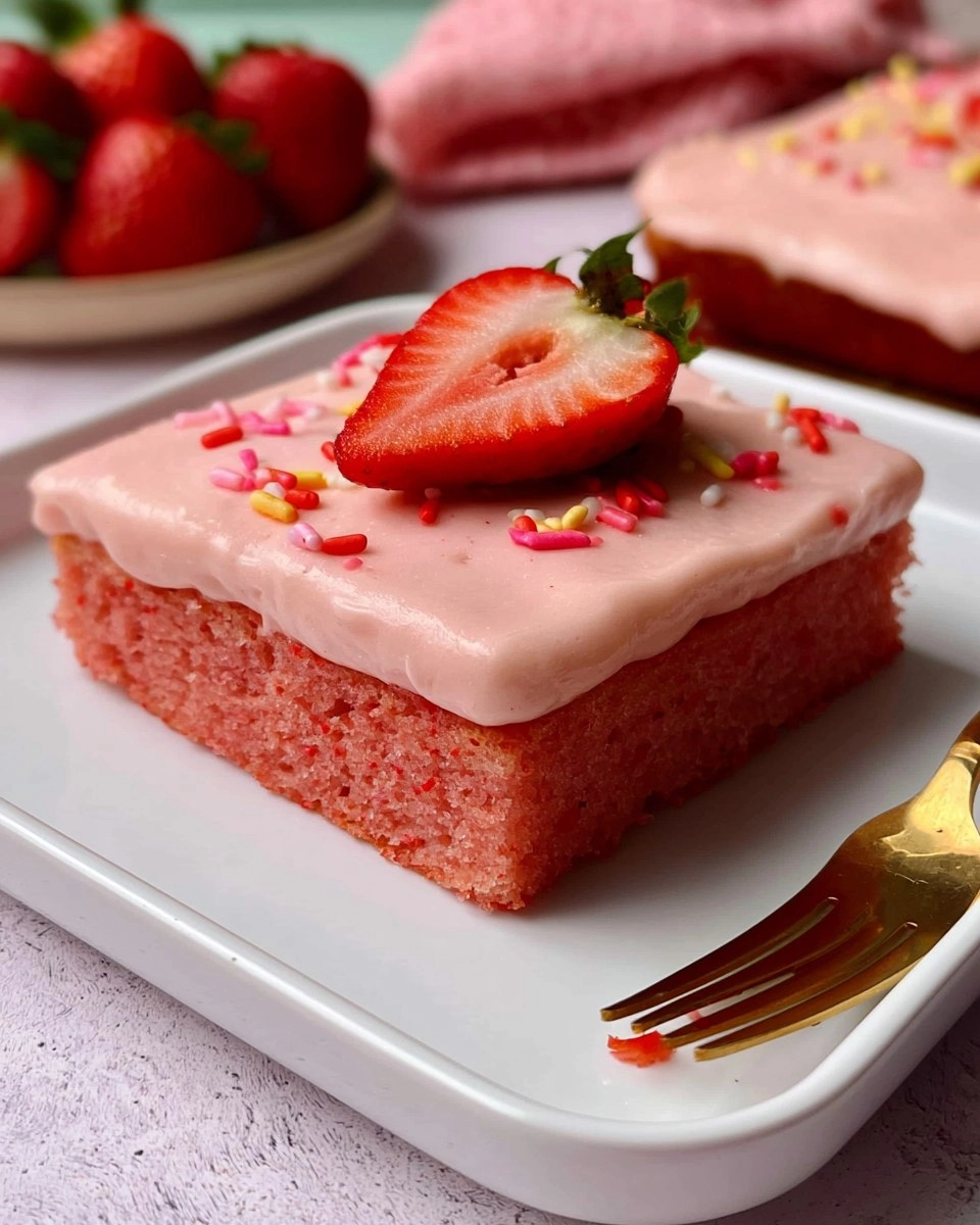 Fresh Strawberry Sheet Cake 124 Fresh Strawberry Sheet Cake