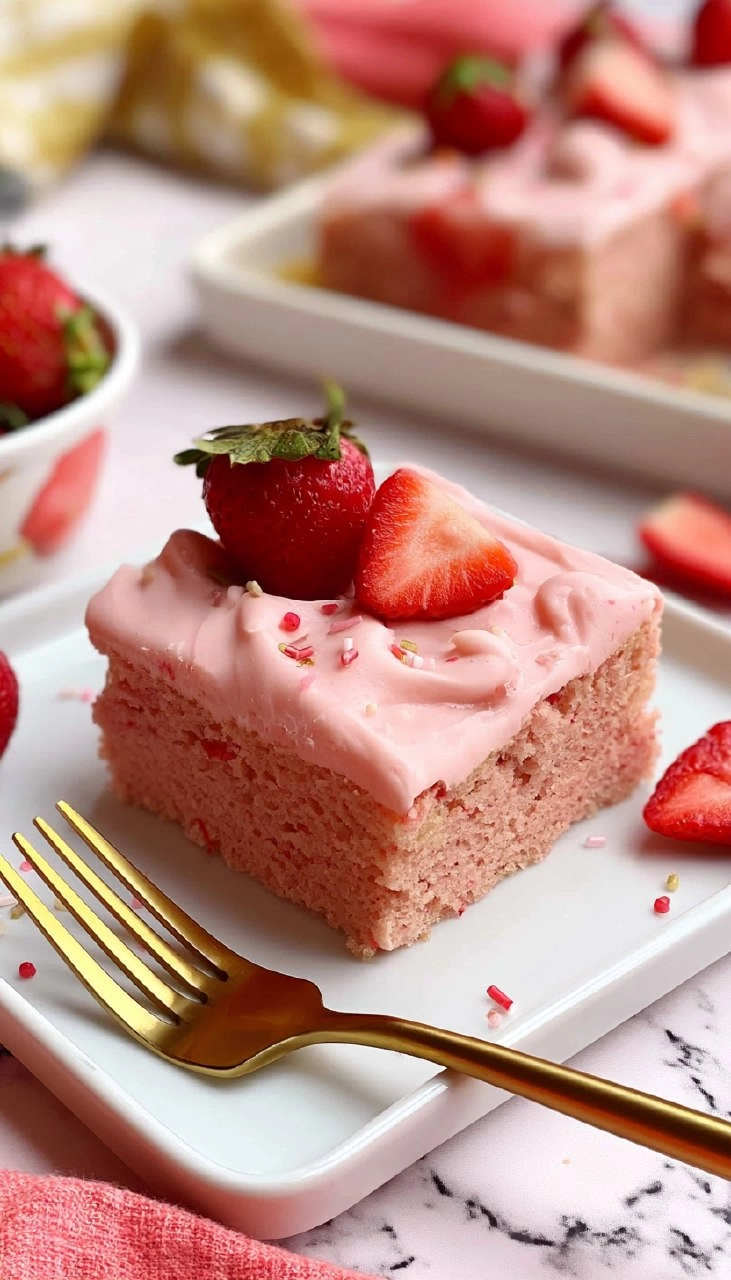 Fresh Strawberry Sheet Cake 125 Fresh Strawberry Sheet Cake