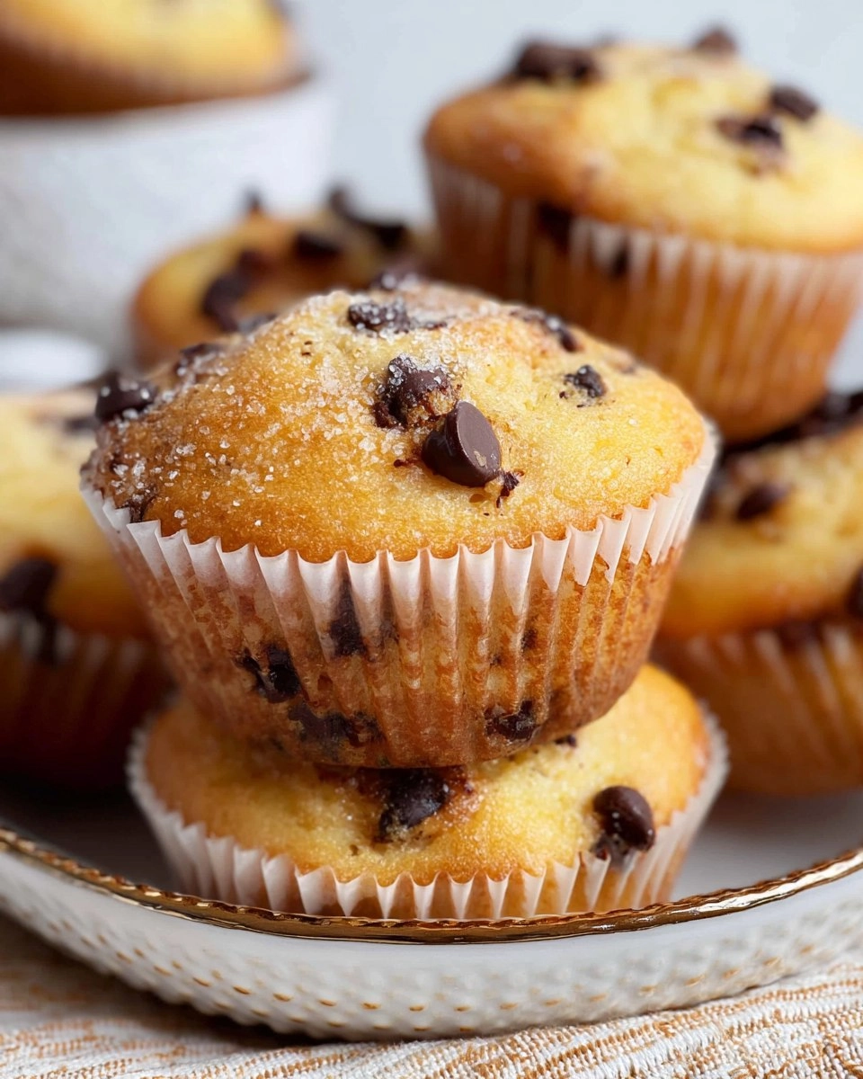 Greek Yogurt Chocolate Chip Muffins