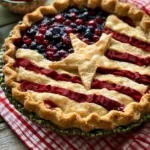 Patriotic-Cherry-Blueberry-Star-Pie-Easy-Showstopper-Dessert-Recipe