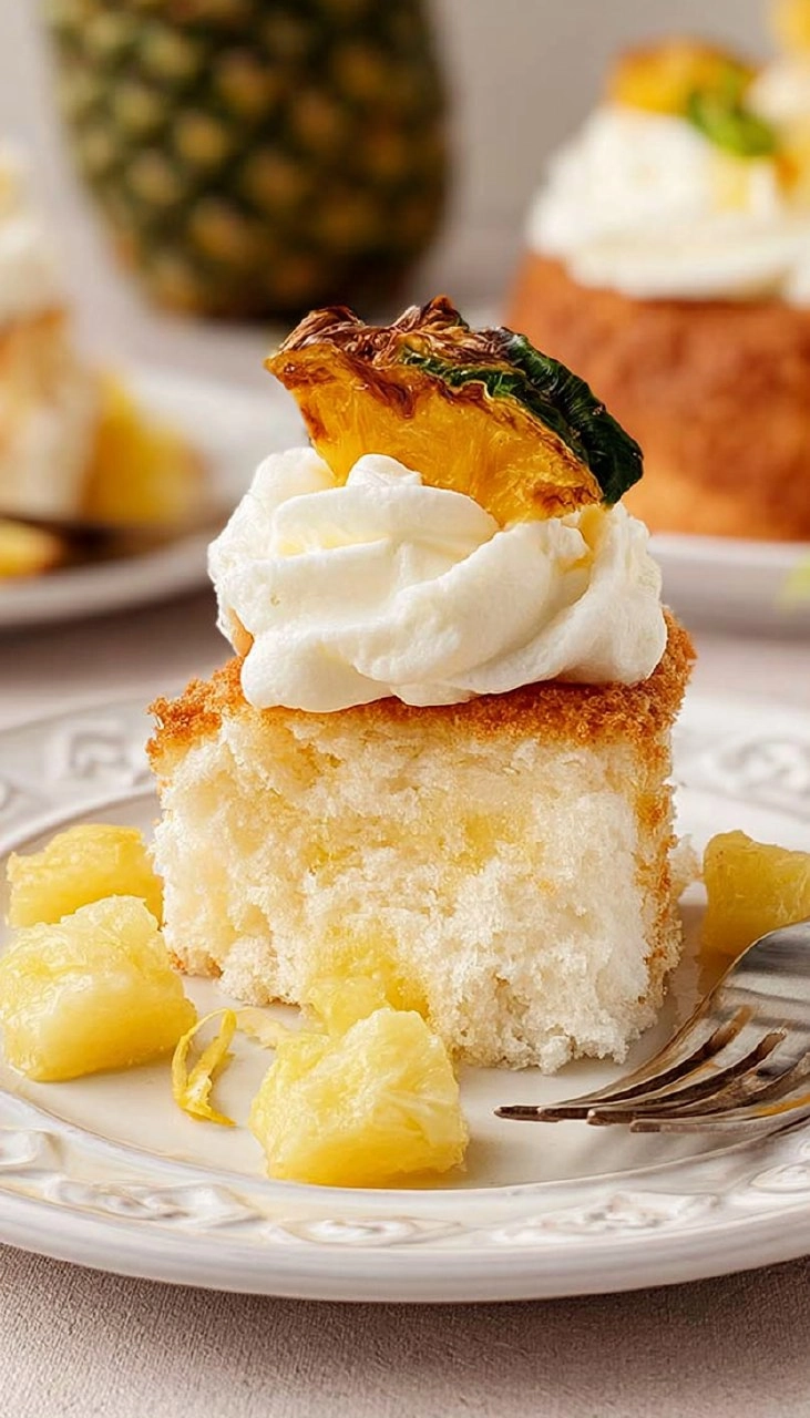 Pineapple Angel Food Cake