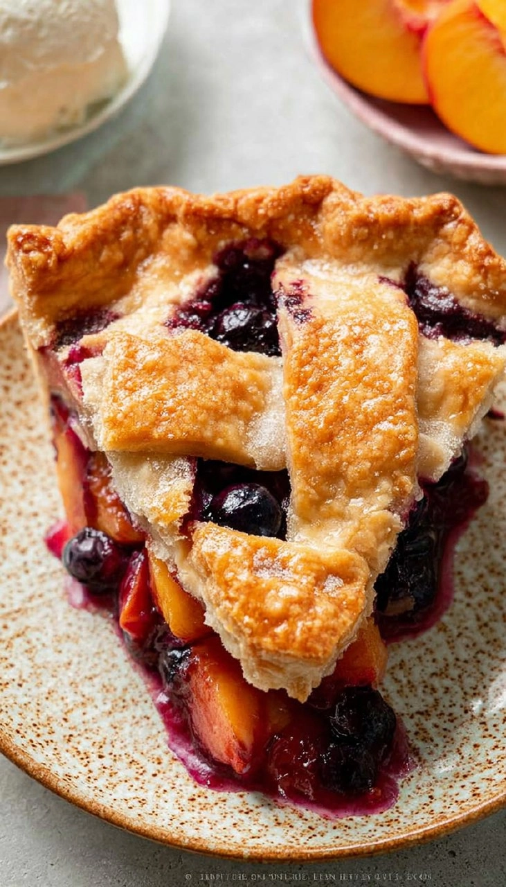 Blueberry Peach Pie