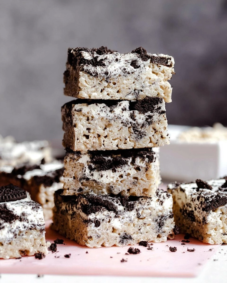 Cookies & Cream Rice Crispy Treats 104 Cookies & Cream Rice Crispy Treats