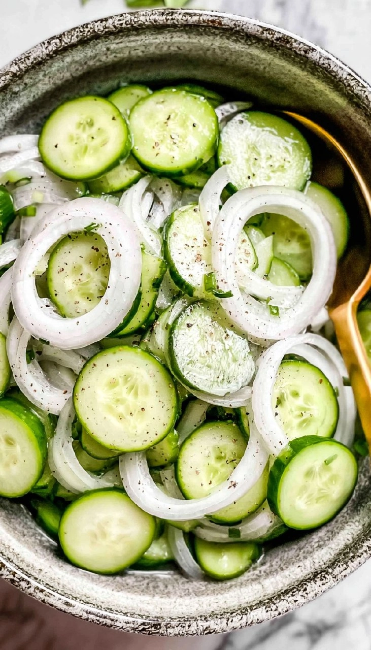 Cucumber Onion Salad