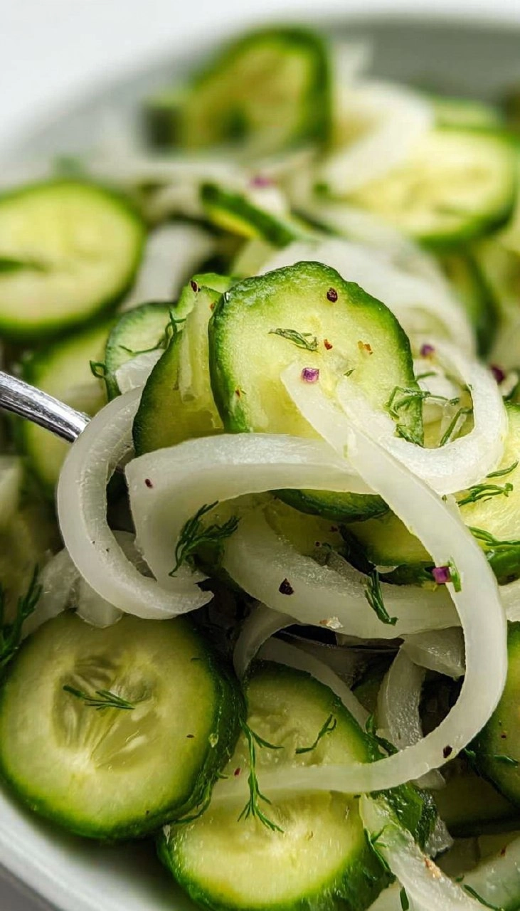 Cucumber and Onion Salad 70 Cucumber and Onion Salad