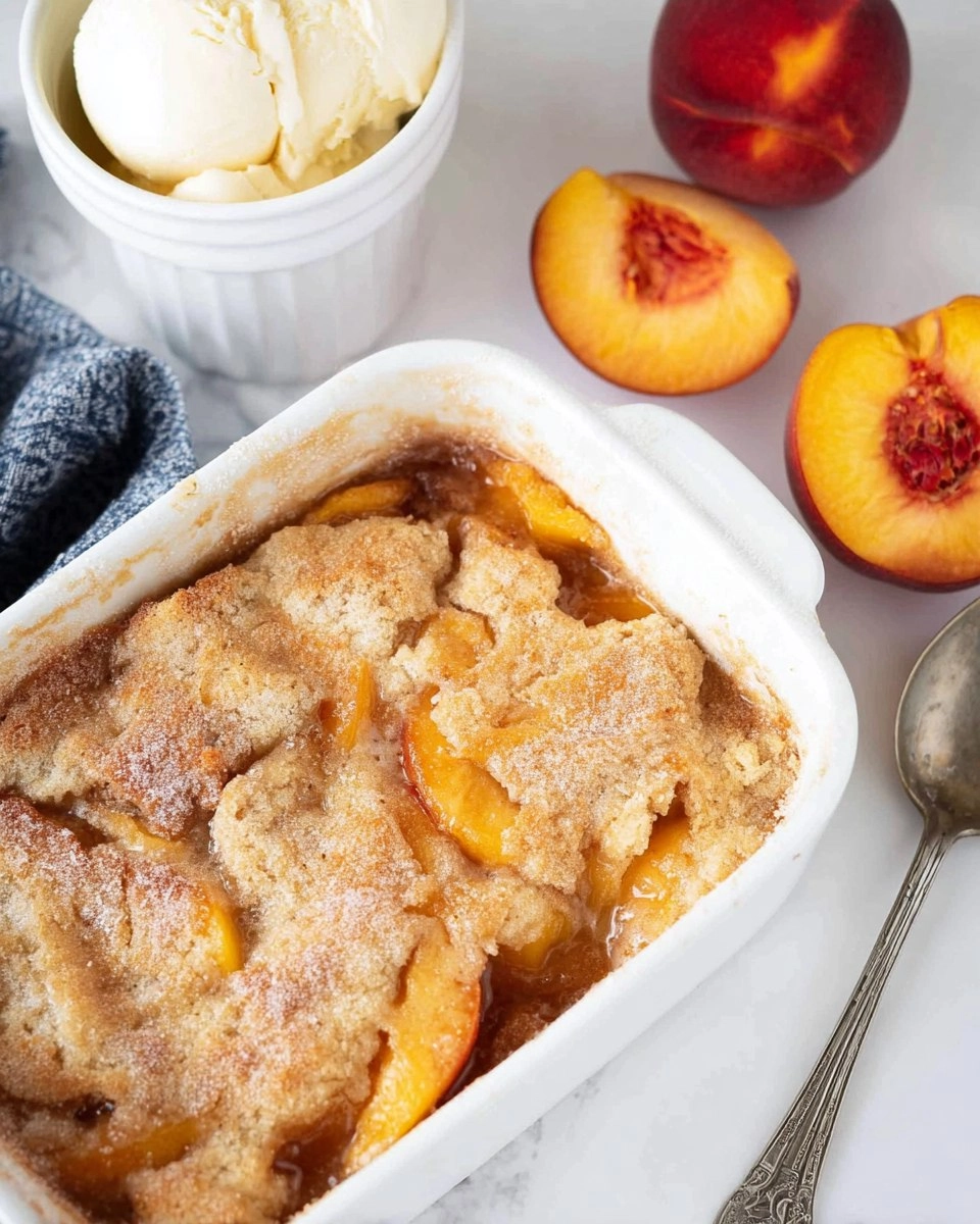 Easy Peach Cobbler 89 Easy Peach Cobbler
