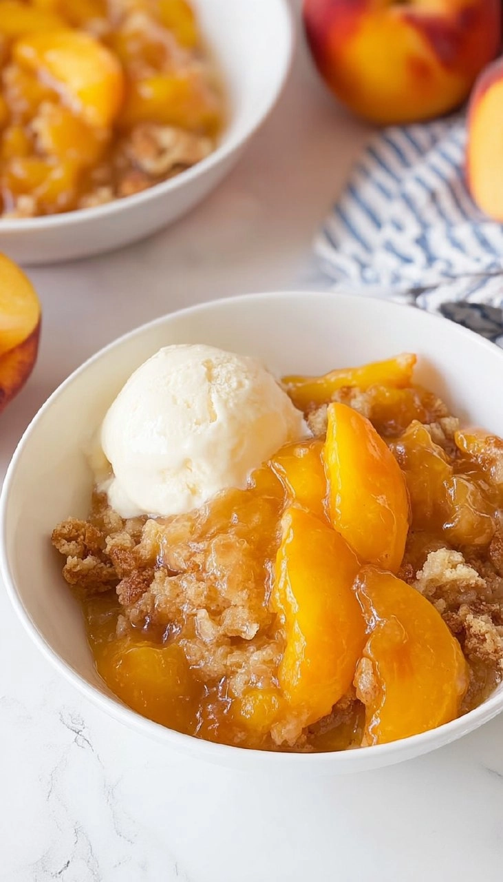 Easy Peach Cobbler 90 Easy Peach Cobbler