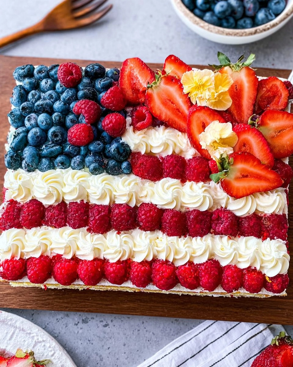 Flag Cake 129 Flag Cake