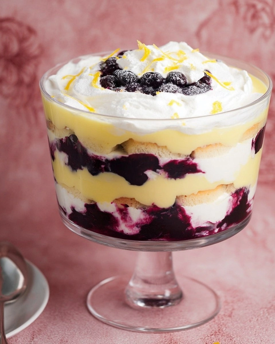 Lemon Blueberry Trifle