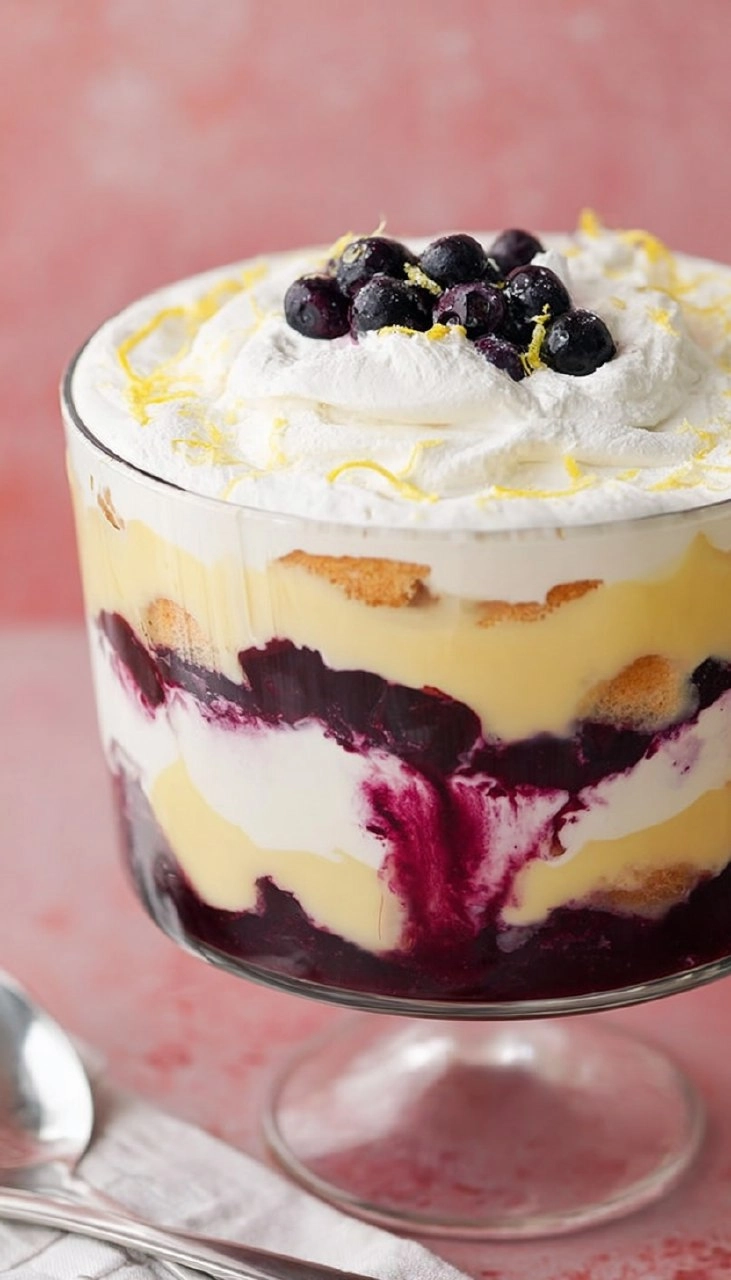 Lemon Blueberry Trifle