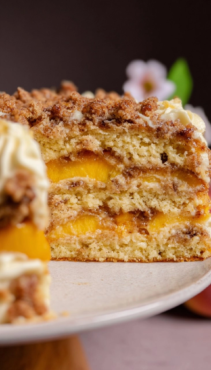 Peach Cobbler Cake