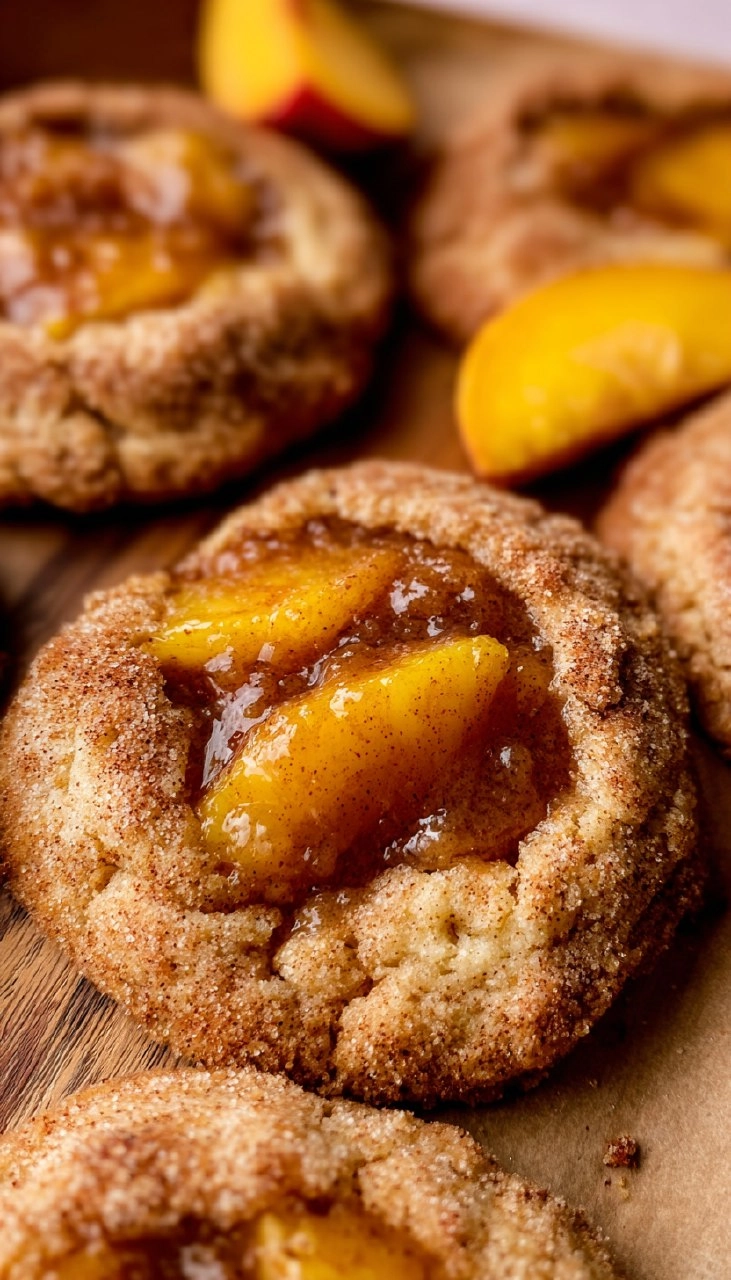 Peach Cobbler Cookies