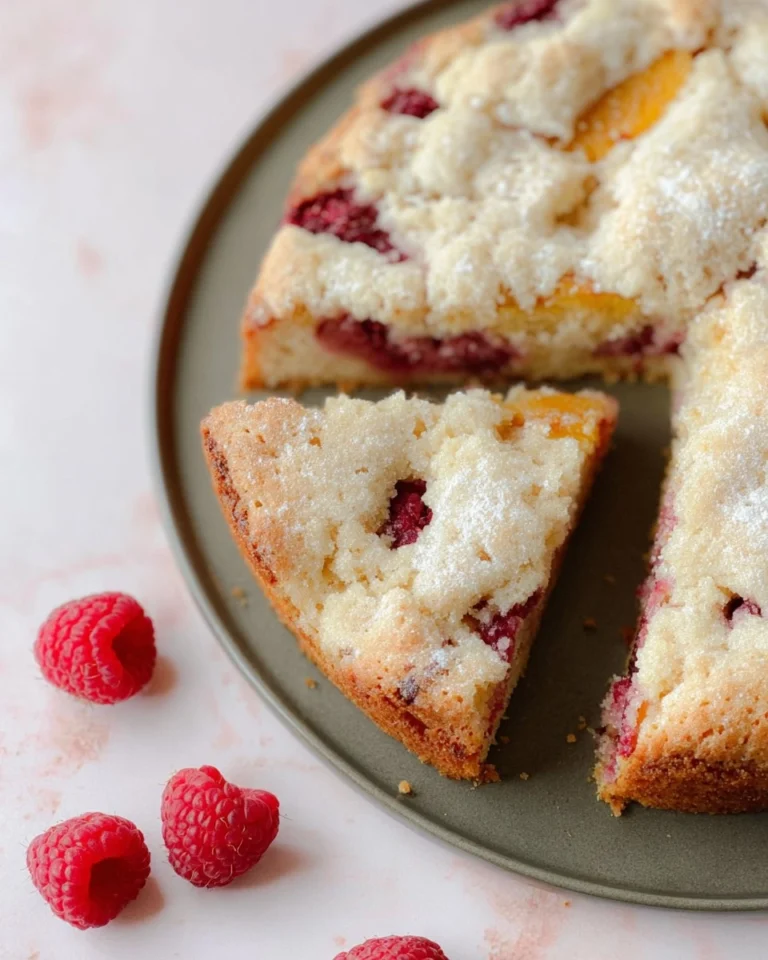 Raspberry-Peach-Cake-Recipe