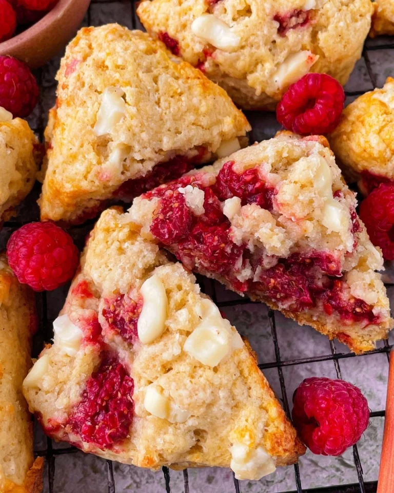 Raspberry-White-Chocolate-Scones-Recipe