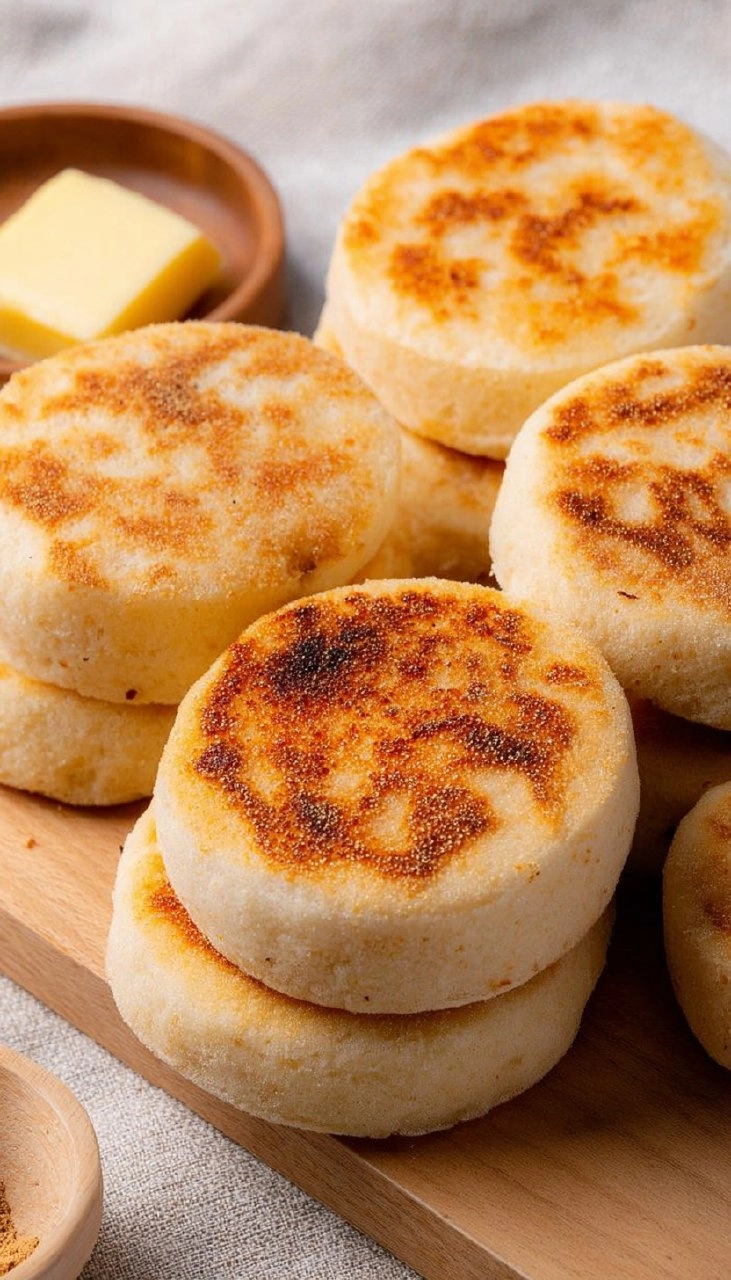 Sourdough English Muffins
