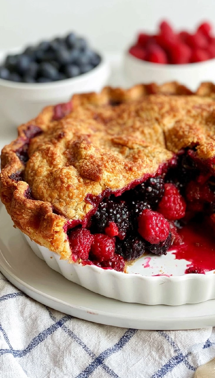 Summer Berry Pie (aka Triple Berry Pie)