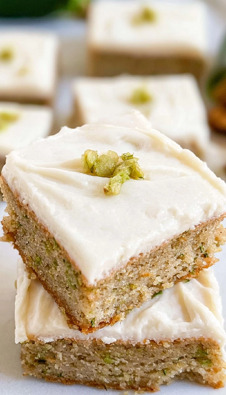 Zucchini Bars with Cream Cheese Frosting 115 Zucchini Bars with Cream Cheese Frosting