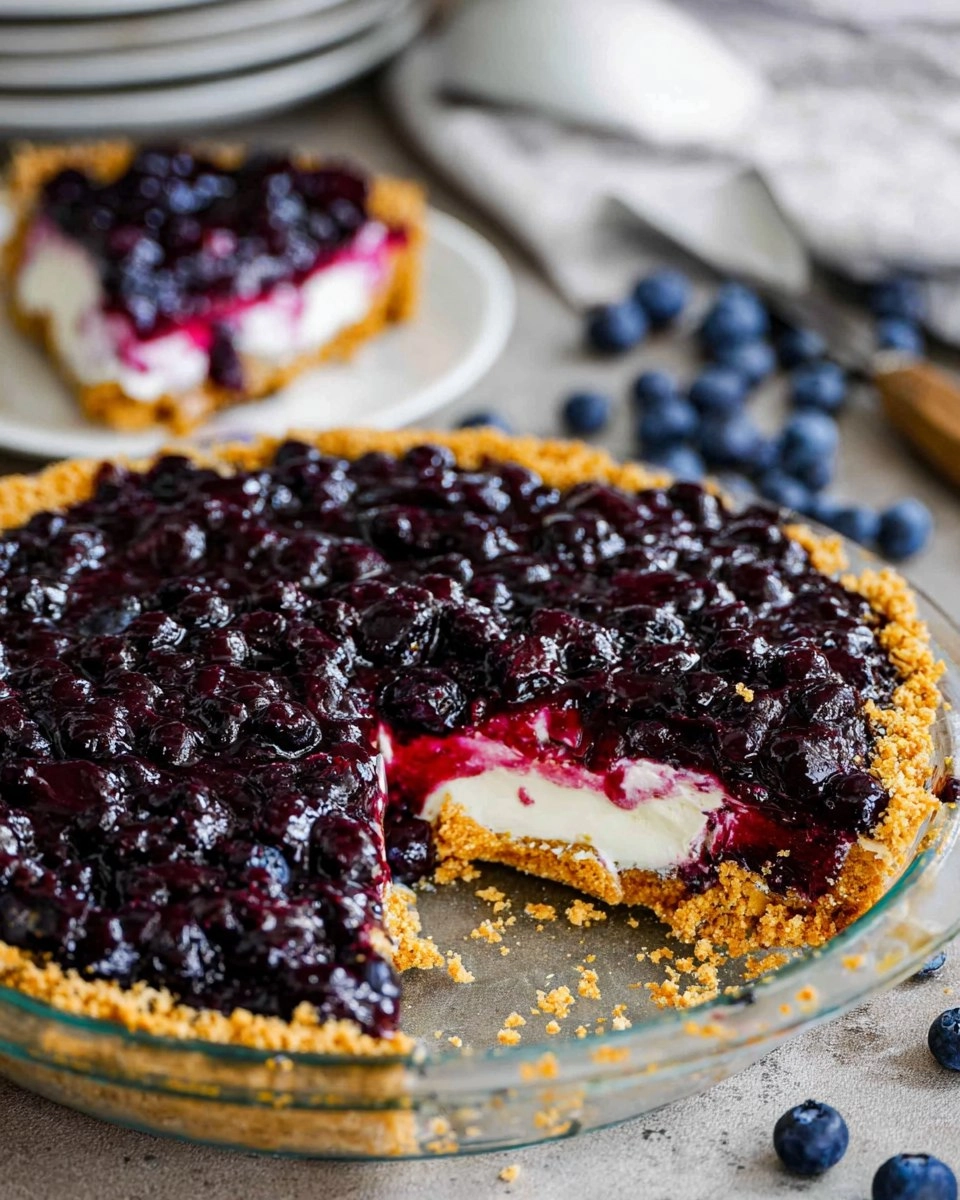 Blueberry Cream Cheese Pie