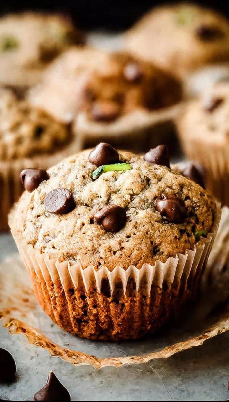 Chocolate Chip Zucchini Muffins